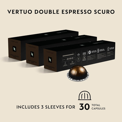 Nespresso Vertuo espresso pods with cocoa vanilla notes