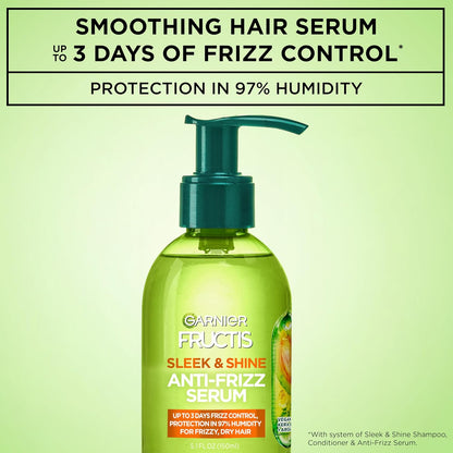 Garnier Sleek & Shine serum for flyaway control