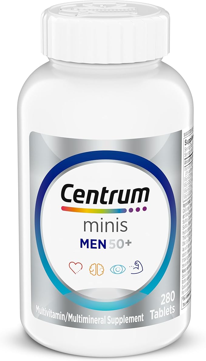 Centrum Minis Silver Men's Multivitamin 280 tablets bottle