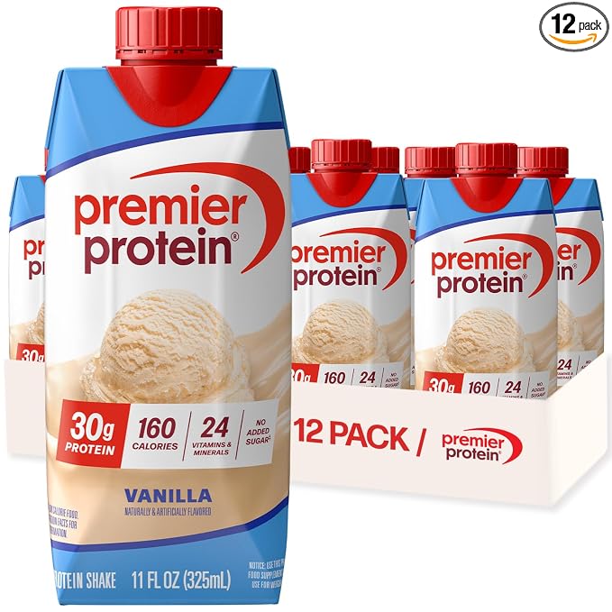 Premier Protein vanilla high protein shake 12 pack