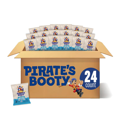 Individual Pirate's Booty white cheddar puff snack bags