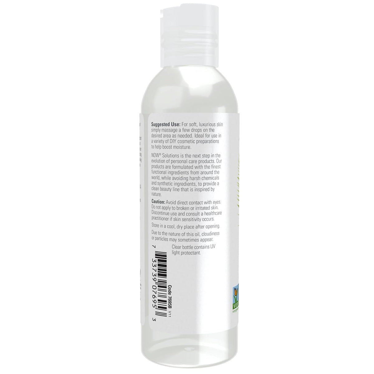 NOW vegetable glycerin derived from non-GMO palm oil