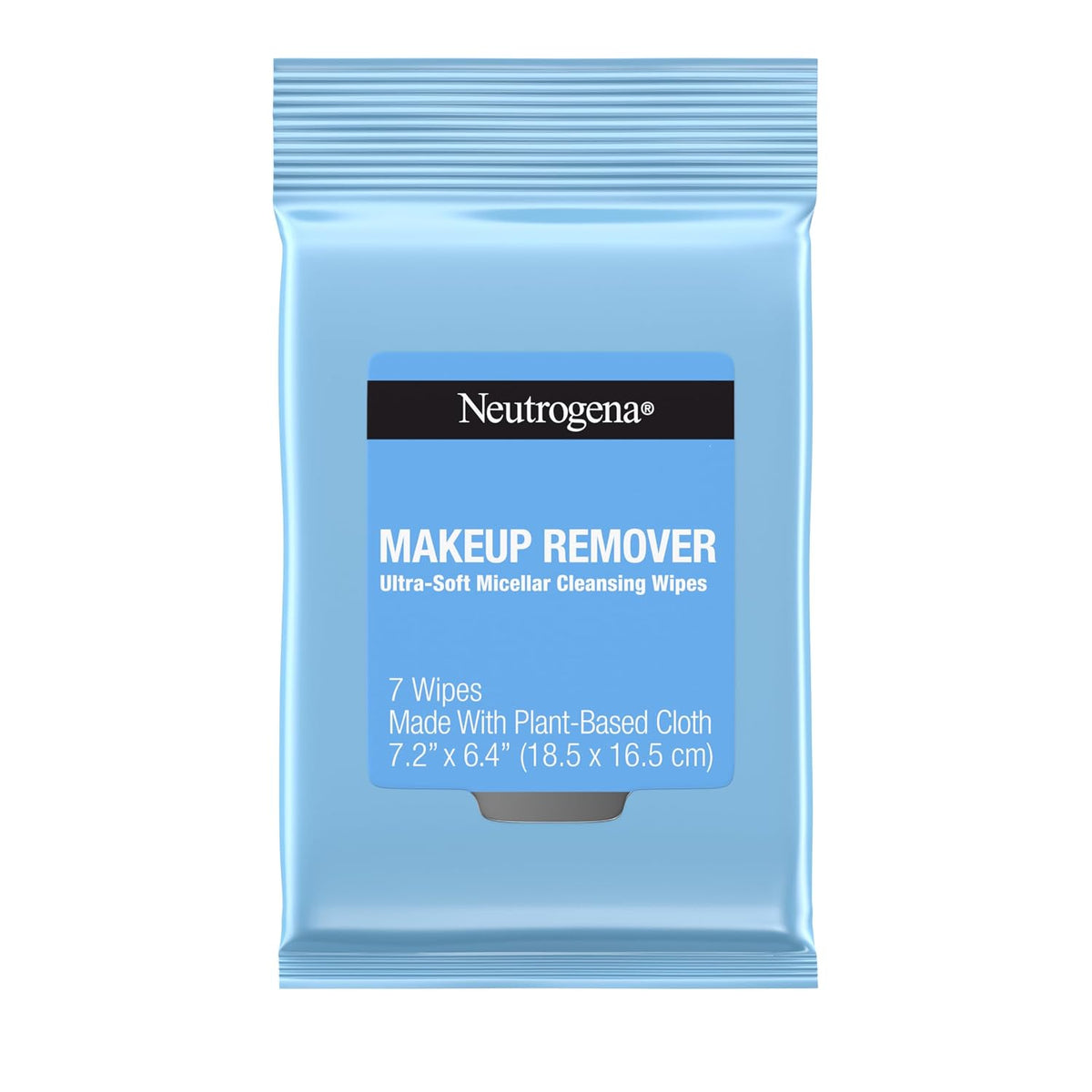 Neutrogena travel makeup remover face wipes packaging