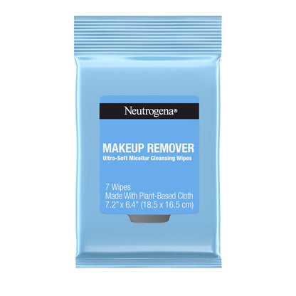 Neutrogena travel makeup remover face wipes packaging