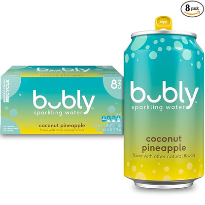 Bubly Coconut Pineapple sparkling water 8 pack