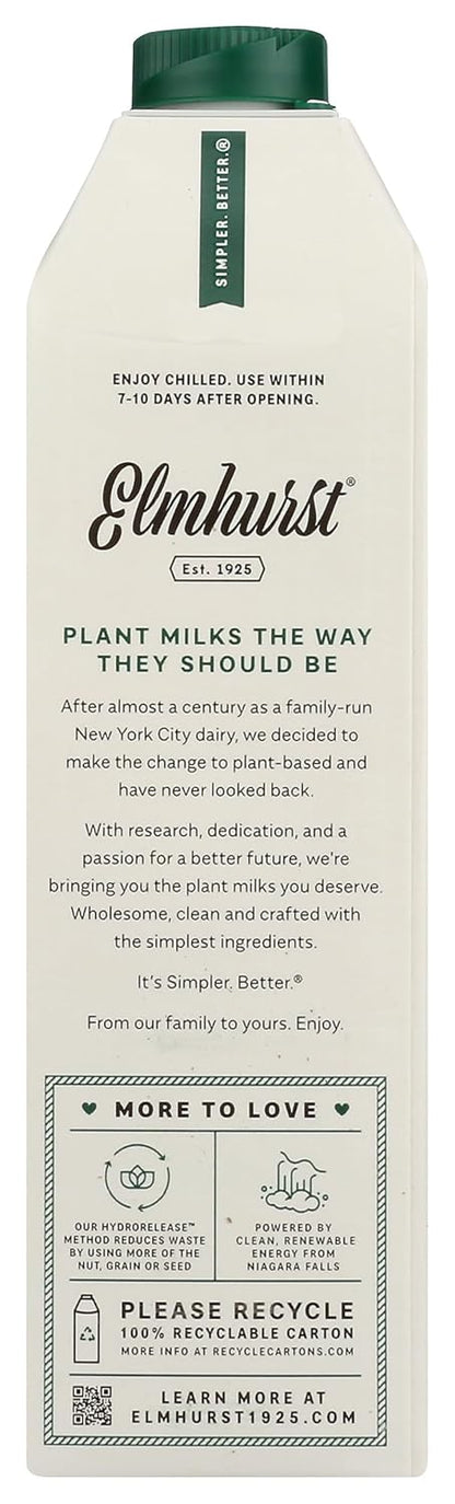 Visit the Elmhurst Store — Elmhurst, Milk Oat Unsweetened, 32 Fl Oz