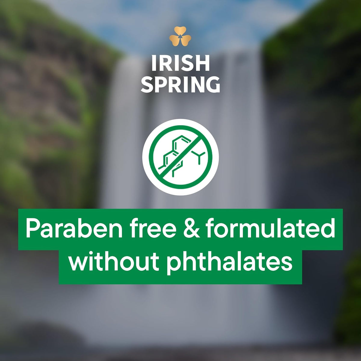 Irish Spring 887 mL men’s body wash packaging