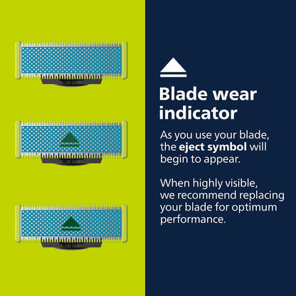 Norelco OneBlade wet dry shaving replacement heads