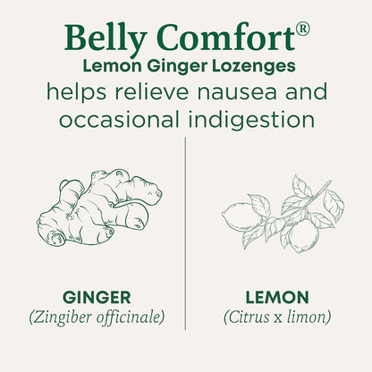 Lemon ginger digestive support lozenges 30 count
