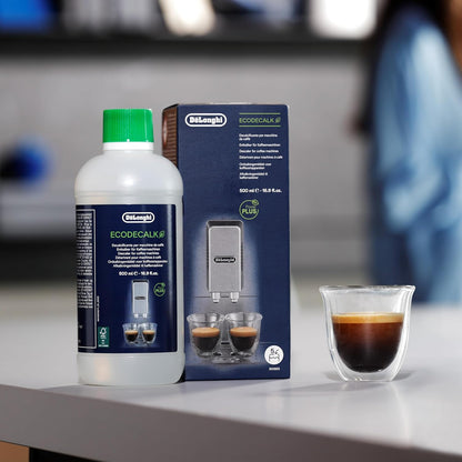 Visit the De'Longhi Store — De'Longhi EcoDecalk Descaler, Eco-Friendly Universal Descaling Solution for Coffee & Espresso Machines, 2-Pack (1 use per pack)