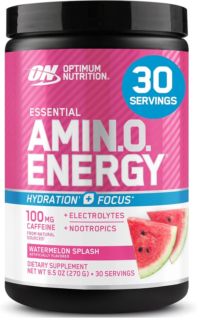 Optimum Nutrition Amino Energy Watermelon powder front view