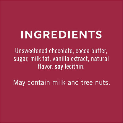 Ghirardelli dark chocolate squares from Intense Dark bar