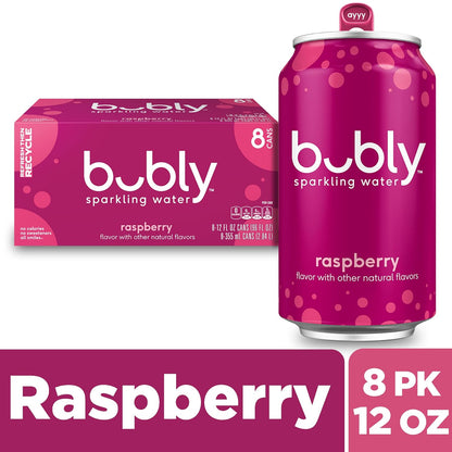 Bubly 12 fl oz sparkling water cans