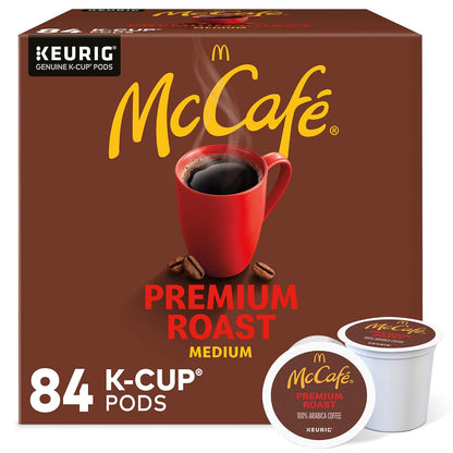 McCafe medium roast coffee K-Cup pods package