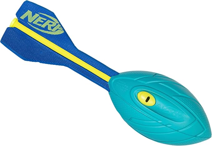 Whistling Nerf Vortex toy football for outdoor play