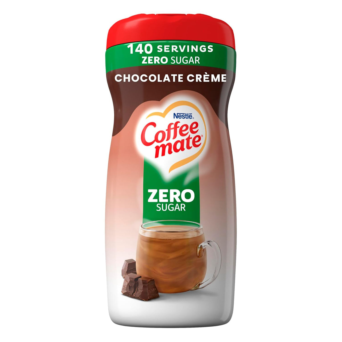 Coffee Mate zero sugar chocolate powdered coffee creamer