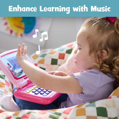 LeapFrog portable learning laptop with take-along handle