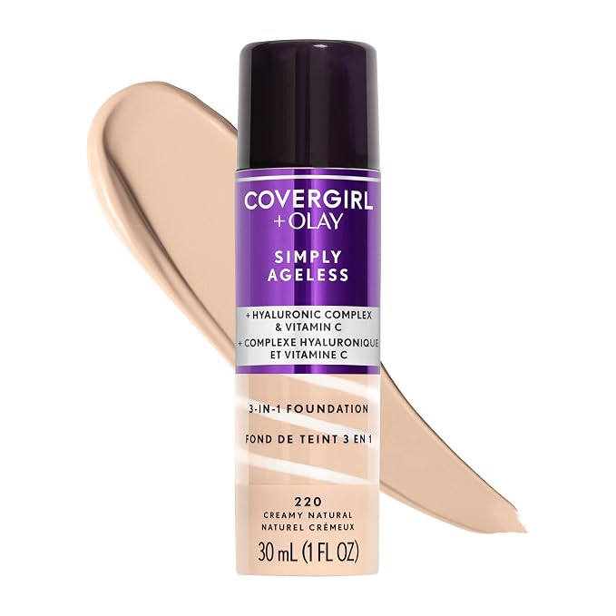 COVERGIRL Simply Ageless foundation 220 Creamy Natural