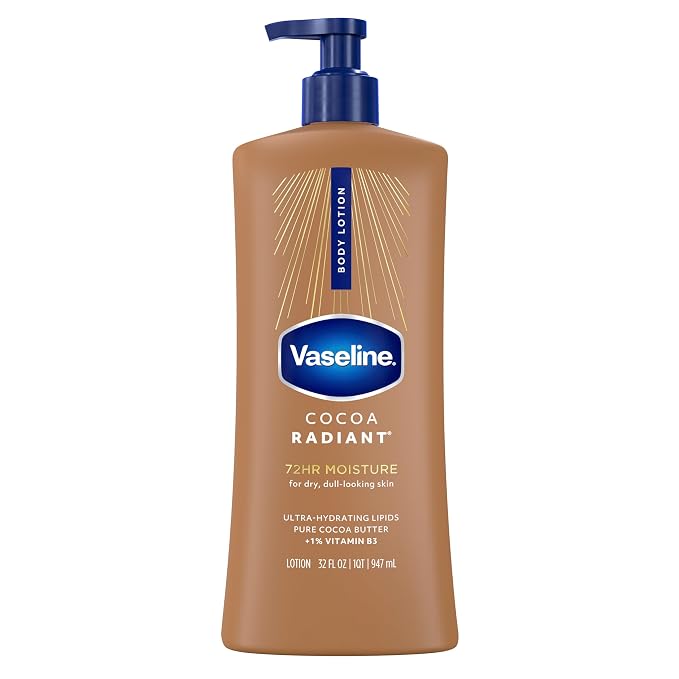 Vaseline Cocoa Radiant body lotion 32oz bottle