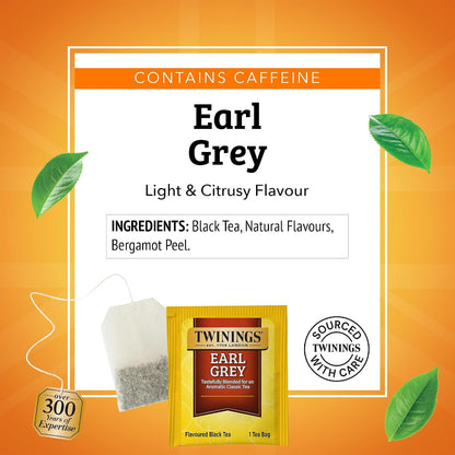 Twinings 100 count Earl Grey tea box