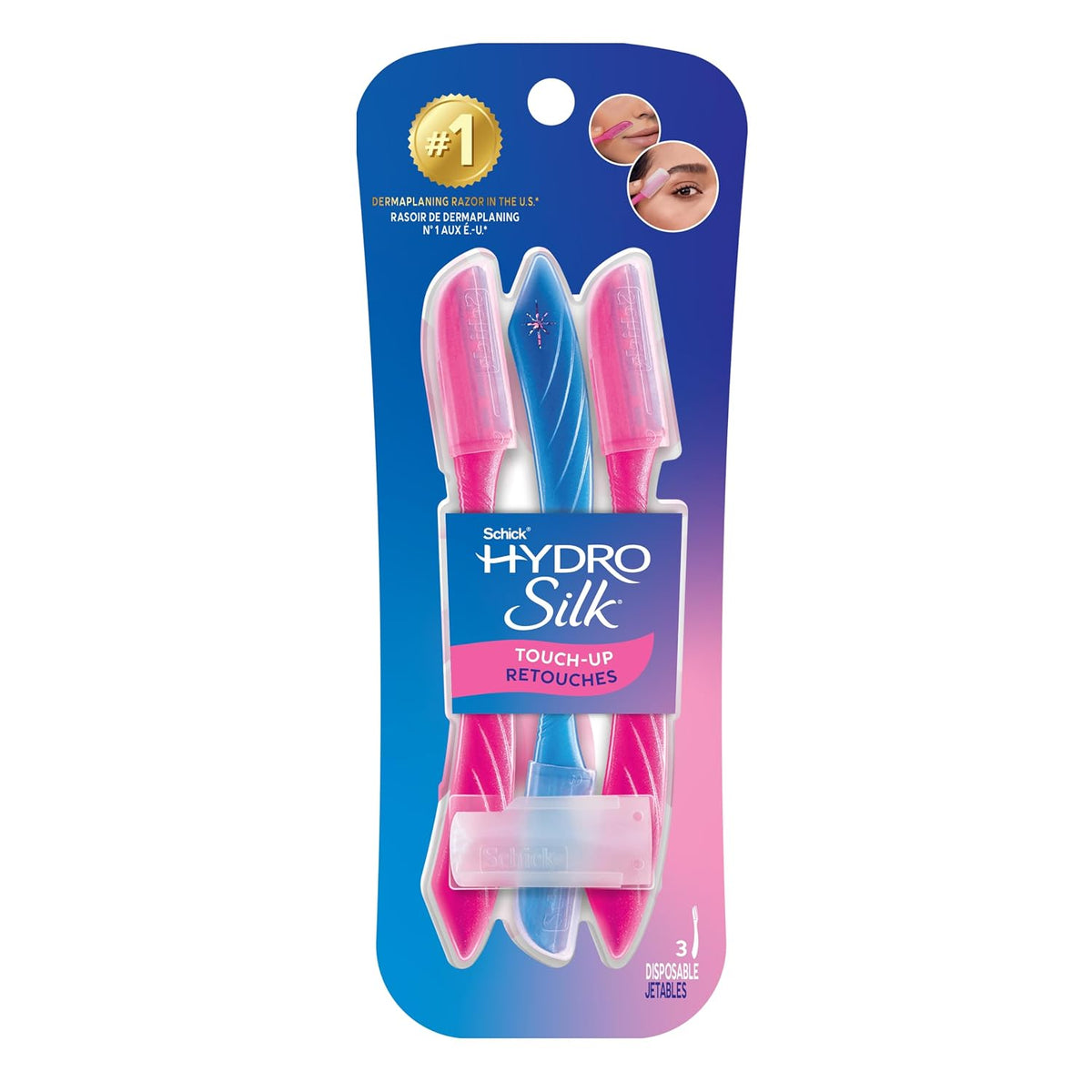 Schick face razors for women with precision cover
