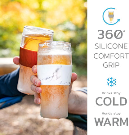 Host FREEZE pint glass set for cold drinks