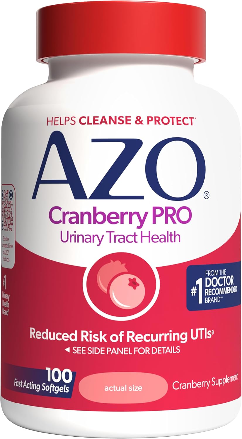 AZO cranberry supplement softgels 100 count