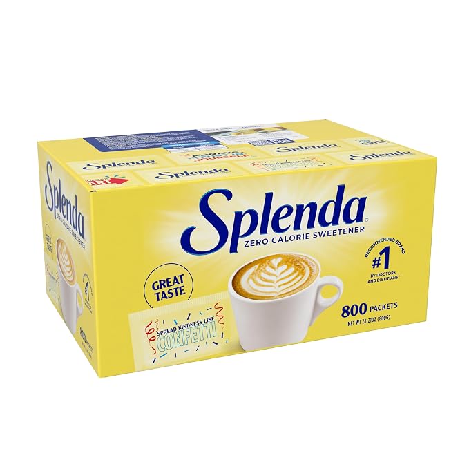 SPLENDA zero calorie sweetener 800 count packets