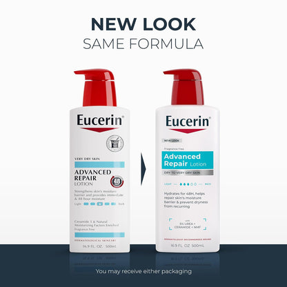Eucerin Advanced Repair fragrance free moisturizer