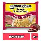 Maruchan roast beef ramen ready in 3 minutes
