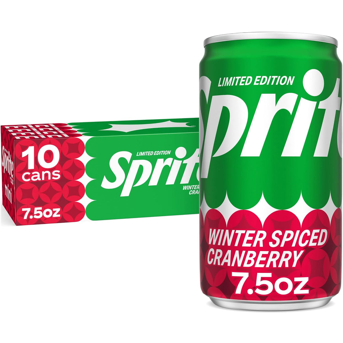 Sprite cranberry lemon lime soda mini cans