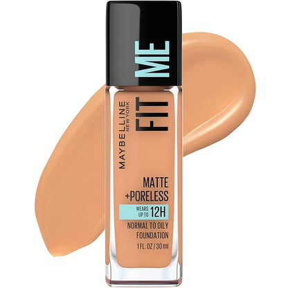 Maybelline Fit Me Matte Poreless foundation Warm Honey