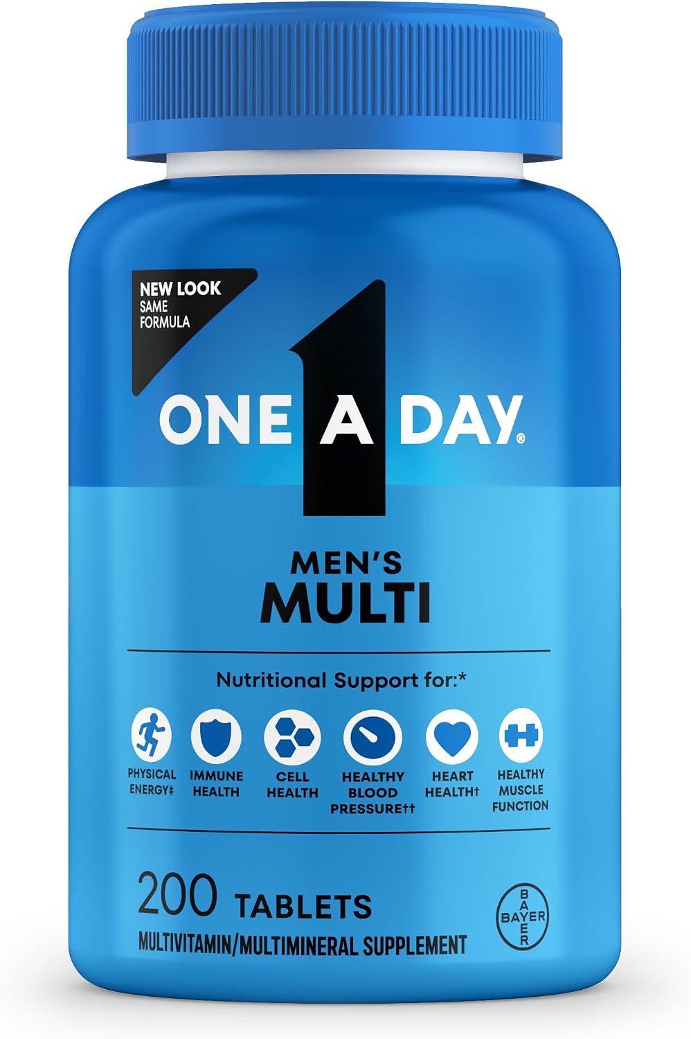 ONE A DAY multivitamin for men with Vitamin D and Zinc