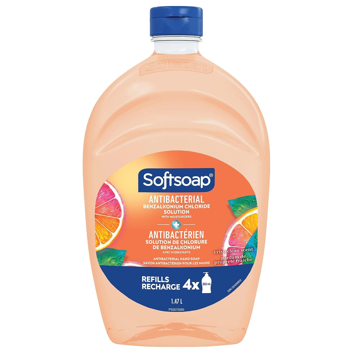 Softsoap antibacterial liquid hand soap refill bottle