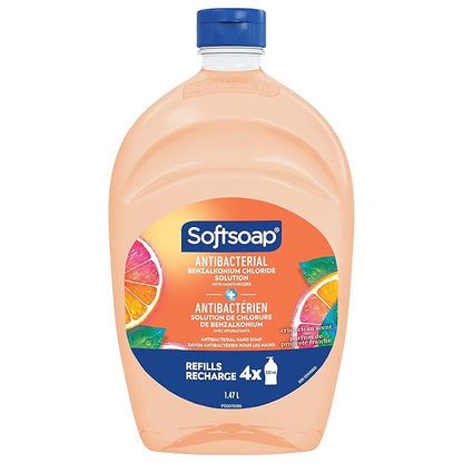 Softsoap Antibacterial Refill 50 oz Crisp Clean Scent