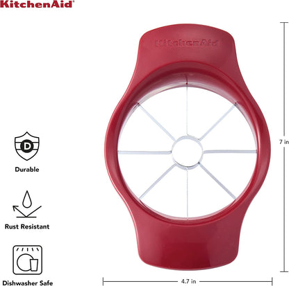 Red apple and pear slicer kitchen tool