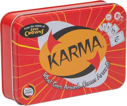 Five Crowns rummy style family card game tin