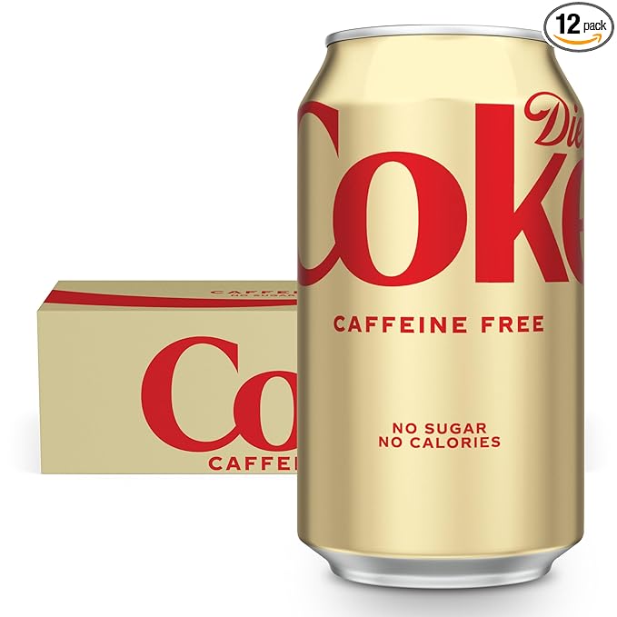 Diet Coke caffeine-free soda 12 pack cans