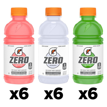 Gatorade G Zero bottled sports drinks pack of 18
