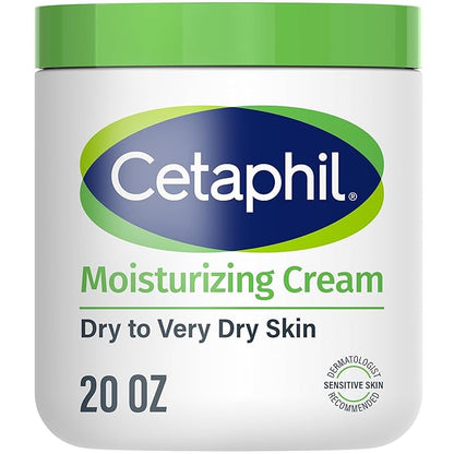 Cetaphil Moisturizing Cream 20 oz jar for dry sensitive skin