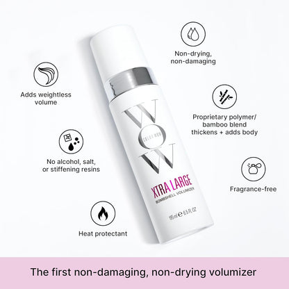 Hair volumizing foam for soft touchable body