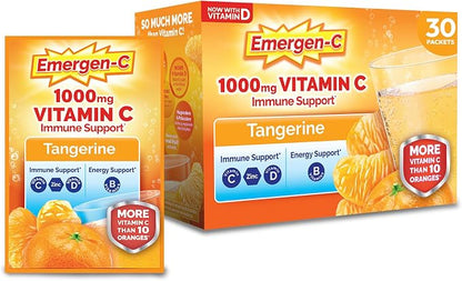 Emergen-C tangerine vitamin C powder 30 count box