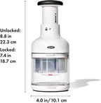 Stainless steel blade vegetable chopper by OXO