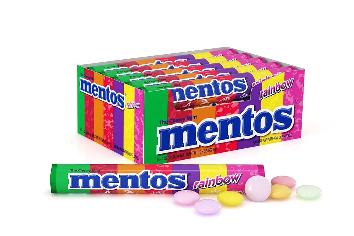 Mentos Rainbow fruit-flavored chewy mints