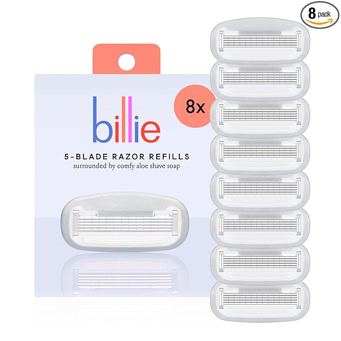 Billie women’s 5-blade razor refill cartridges 8 count