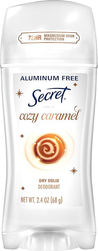 Secret Cozy Caramel aluminum-free deodorant for women