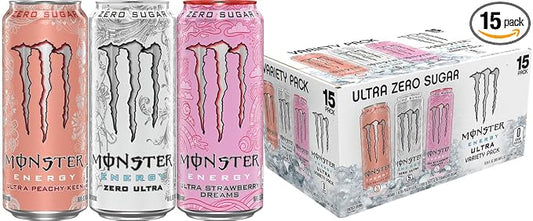 Monster Energy Ultra sugar free variety pack 16 ounce