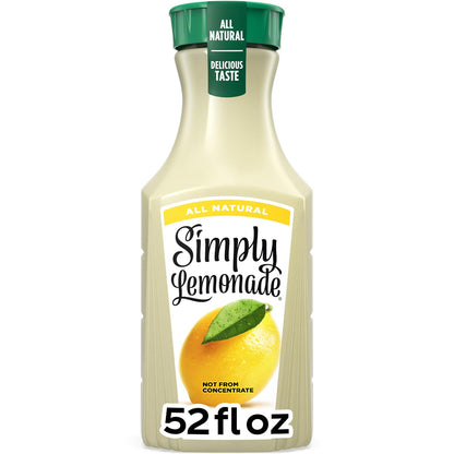 Simply Lemonade real lemon juice bottled drink