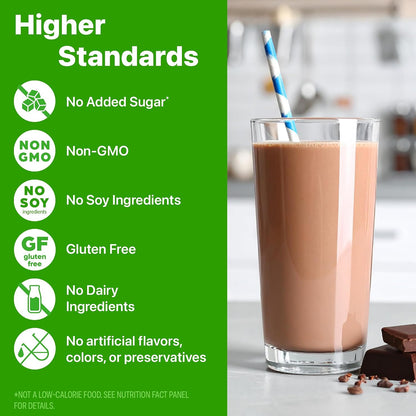 Orgain protein powder with pea and rice protein