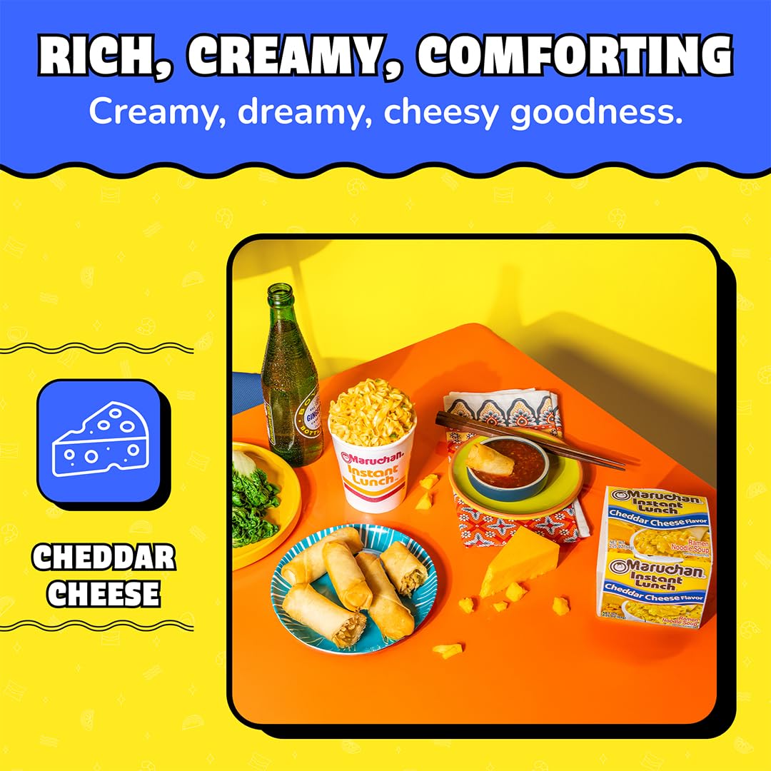 Maruchan Instant Lunch Cheddar Cheese 12 pack